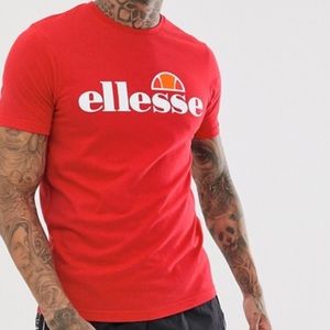 Retro Vintage Inspired Classic Ellesse Logo Crewneck Tee